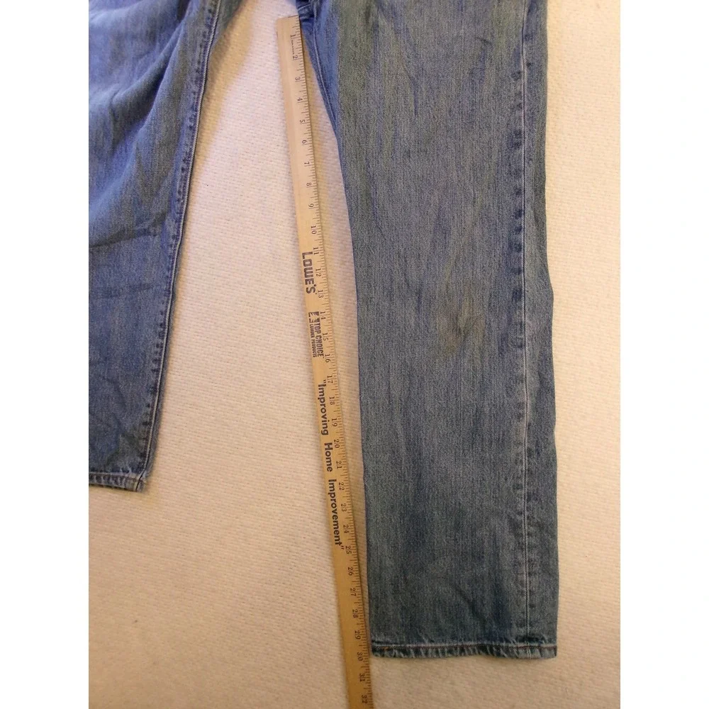 Levi's Mens 36x30 501‎ Original Straight Leg Jeans Medium Wash Button Fly Denim